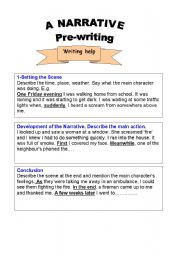 narrative writing text