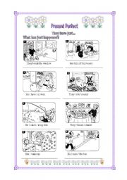 English Worksheet: Present Perfect