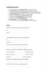 English Worksheet: prep exam