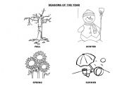 English worksheet: Seasons of the year