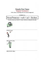 English worksheet: Simple Past Tense worksheet