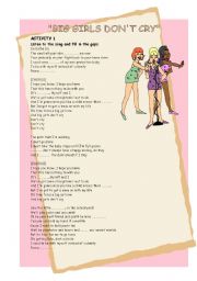 English Worksheet: FERGIE SONG 