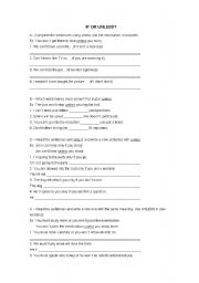 English Worksheet: If or unless - exercises