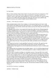 English Worksheet: Simple Past