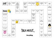 English Worksheet: Talk about everything