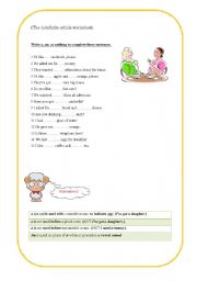 English Worksheet: Indefinite article