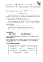 English Worksheet: -ed and/or -ing adjectives