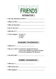 English worksheet: Friends 507