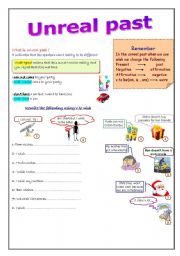 English Worksheet: unreal past (wish)