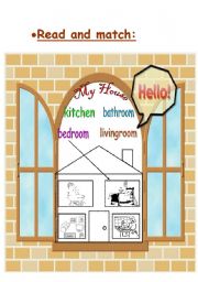 English worksheet: Home