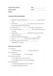 English worksheet: Conditionals