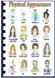 English Worksheet: Physical Appearance