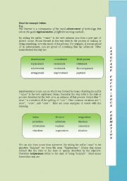 Word formation (Nouns)