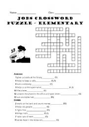 Jobs Crossword