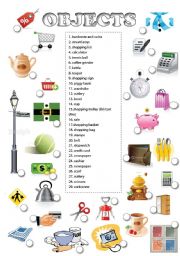 English Worksheet: OBJECTS