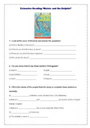 English Worksheet: Extensive Reading - Maisie and the dolphin - page 1 / 7