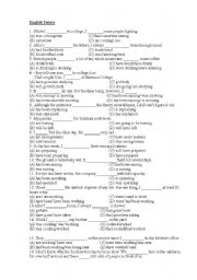 Verb Tenses