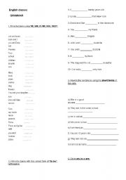 English worksheet: set of exercises for adults