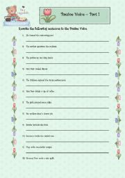 English Worksheet: Passive Voice