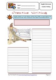 English Worksheet: Creative Writing 5