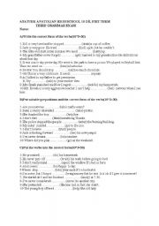 English Worksheet: Gerunds and infinitives