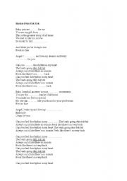 English worksheet: A song by Hadise