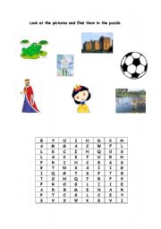 English Worksheet: the frog prince
