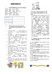 English Worksheet: Gerund or Infinitive