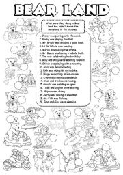 English Worksheet: Bear Land