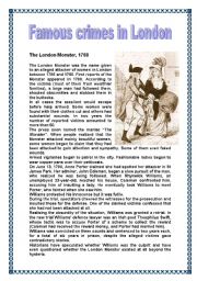 English Worksheet: Famous crimes in London (04.01.09)