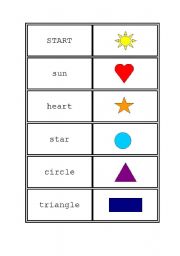 English Worksheet: English Shape 