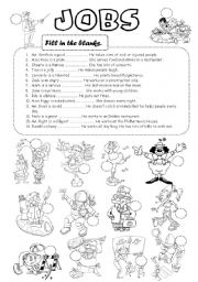 English Worksheet: Jobs