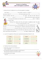 English Worksheet: Extensive Reading for advanced students  -  A Lamb to the Slaughter, by Roald Dahl  -- Lessons 3 an 4 (5 if you do the quiz)