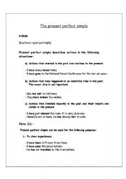 English worksheet: Present Perfect Simple