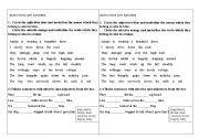 English Worksheet: Adjectives Adverbs