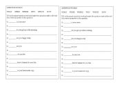 English Worksheet: Question words