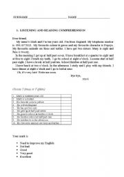 English Worksheet: Routine (actions)