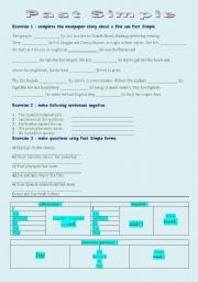 English Worksheet: Past Simple vs Past Continuous