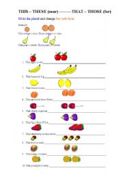 Demonstatives and fruits