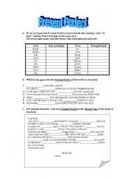 English Worksheet: Present Perfect