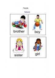 English worksheet: family