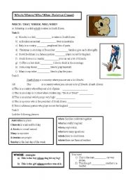 English Worksheet: Relative Pronouns