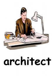 English worksheet: architect