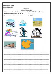 English Worksheet: Picture Composition (descriptive paragraph)