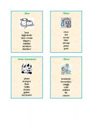 English Worksheet: Game outburst part 1 (28 cards)