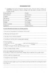 English Worksheet: an inconvenient truth