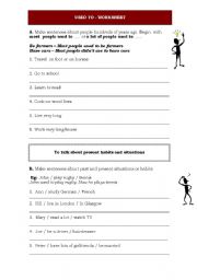 English Worksheet: Used to structure - Worksheet