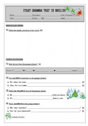 English Worksheet: Going to future