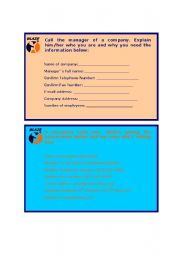 English worksheet: Making Class