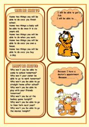 English Worksheet: MODAL VERB WILL BE ABLE TO/WON�T BE BLE TO